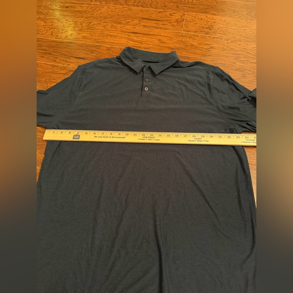 Vuori Polo Shirt Mens XL/2XL Blue Strato Tech Performance Golf Athletic V188 - Picture 5 of 7
